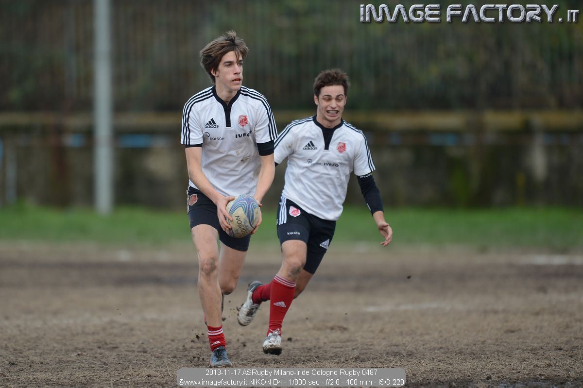 2013-11-17 ASRugby Milano-Iride Cologno Rugby 0487